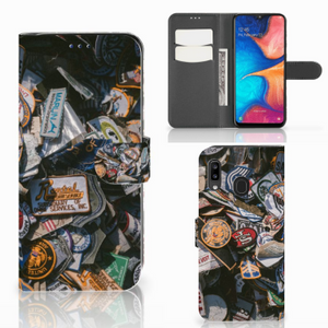 Samsung Galaxy A30 Telefoonhoesje met foto Badges