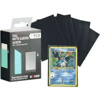 Kaarthoesjes - Konix - Matte hoesjes 66 x 91 mm, wedstrijdformaat - 100 hoesjes - Magic: The Gathering, Pokémon - Turkooisblauw