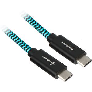 Sharkoon USB 3.2 kabel, USB-C > USB-C kabel 1 meter