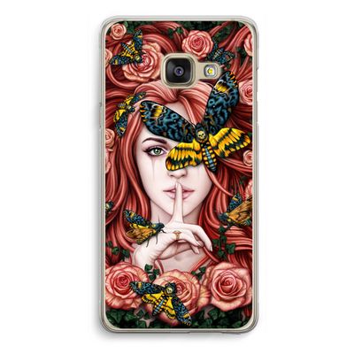 Lady Moth: Samsung Galaxy A3 (2016) Transparant Hoesje