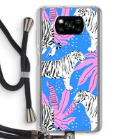 Tijger: Xiaomi Poco X3 NFC Transparant Hoesje met koord