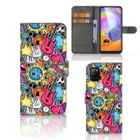 Samsung Galaxy A31 | Wallet Case | met Pasjes | Punk Rock