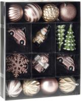 Xmas Hangdeco Set 20Pcs Pink - Nampook