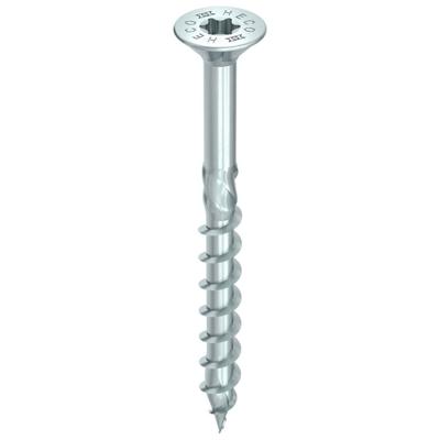 HECO TOPIX-plus schroeven - platkop verzinkt - 6x240/72 mm - Torx T-30 (HD30) - deeldraad - 100 st