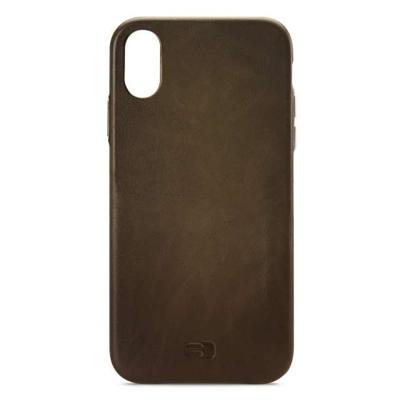 Senza Desire Leather Cover Apple iPhone X/Xs Burned Olive