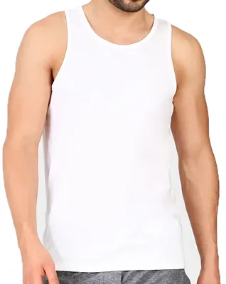 2-pack heren hemden - Pack - Tanktop - Katoenen heren onderhemden ronde hals