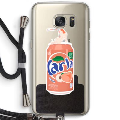 S(peach)less: Samsung Galaxy S7 Transparant Hoesje met koord