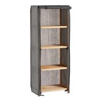 Planken Kipit Bruin Grijs Hout Stof 30 x 113 x 42 cm