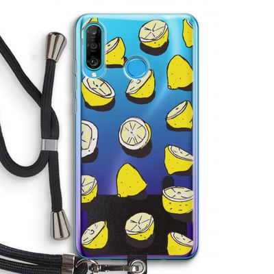 When Life Gives You Lemons...: Huawei P30 Lite Transparant Hoesje met koord