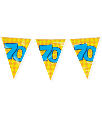 Happy Verjaardag Vlaggenlijn 70 Jaar (10m)