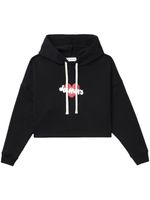 Joshua Sanders hoodie en coton à logo imprimé - Noir