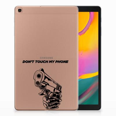 Samsung Galaxy Tab A 10.1 (2019) Print Case Gun Don't Touch My Phone Samsung Galaxy Tab A 10.1 (2019) Print Case Gun Don't Touch My Phone