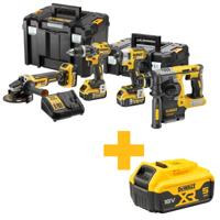 DeWALT DCK422P3T Accu combiset 4-delig 18V XR 5.0Ah in TSTAK