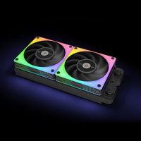 Thermaltake CL-F136-PL14SW-A PC-ventilator Transparant, RGB (b x h x d) 140 x 140 x 25 mm Incl. RGB-verlichtingsbesturing - thumbnail