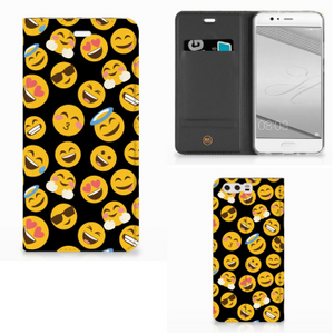 Huawei P10 Plus Hoesje met Magneet Emoji