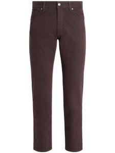 Zegna jean Roccia à coupe droite - Rouge