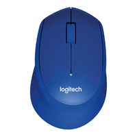 Logitech Mouse M330 Silent Plus Blauw Draadloze Muis