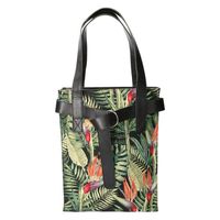 Revival by Leather Design Shopper Flower Italia Black - thumbnail