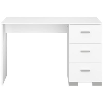 Leen Bakker - Bureau Timo - 75,5x120x50 Cm - Spaanplaat - Wit