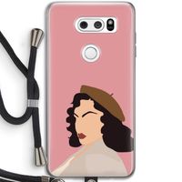 Confidence: LG V30 Transparant Hoesje met koord