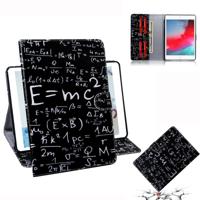 Formule patroon horizontale Flip lederen case voor de iPad mini (2019)/4/3/2/1 met houder & Card slot & portemonnee
