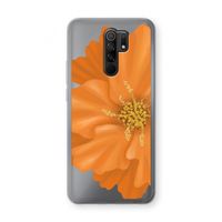 Orange Ellila flower: Xiaomi Redmi 9 Transparant Hoesje