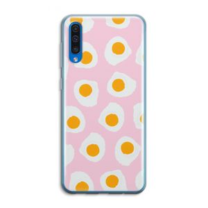 Dancing eggs: Samsung Galaxy A50 Transparant Hoesje