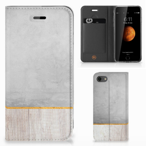 iPhone 7 | 8 | SE (2020) | SE (2022) Book Wallet Case Wood Concrete