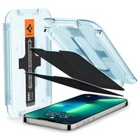 Spigen Glas.tR Ez Fit Privacy iPhone 13/13 Pro Screenprotector - 9H - 2 St. - thumbnail