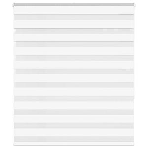 VidaXL Zebra rolgordijn 120x150 cm stofbreedte 115,9cm polyester wit