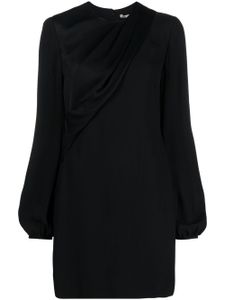 Stella McCartney robe courte à design drapé - Noir