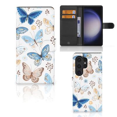 Telefoonhoesje | Met pasjeshouder | voor Samsung Galaxy S24 Ultra Vlinder