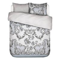 Essenza Grazie Dekbedovertrek - 2-persoons (200x200/220 Cm + 2 Slopen) - Katoen Satijn - Ijsblauw - thumbnail