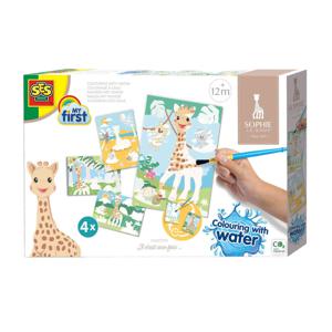 SES Creative My First Sophie la girafe - Kleuren met water