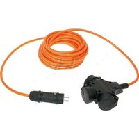 Verlengsnoer PUR kabel 3x2,5mm² 3-voudig 10M oranje