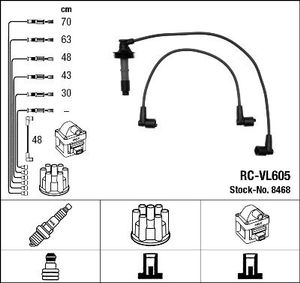 Bougiekabelset RCVL605