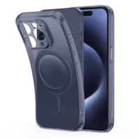 iPhone 15 Pro Zero Clear Case (HaloLock) - Frosted Dark Blue