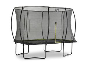 Exit Silhouette trampoline met net - 305 x 214 cm - Zwart