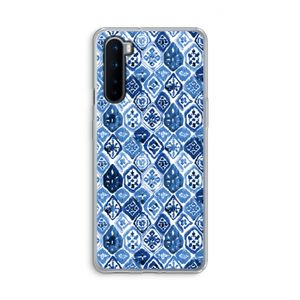 Blauw motief: OnePlus Nord Transparant Hoesje