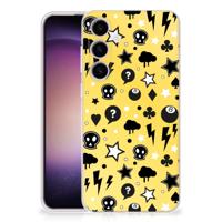 Silicone Back Case Samsung Galaxy S24 Punk Geel