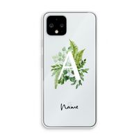 Green Brush: Pixel 4 Transparant Hoesje