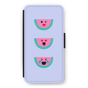 Smiley watermeloen: iPhone 12 Pro Max Flip Hoesje