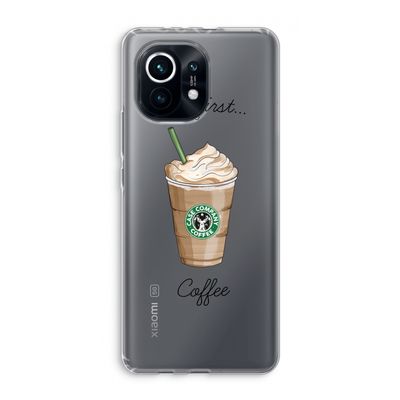 But first coffee: Xiaomi Mi 11 Transparant Hoesje