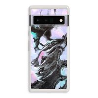 Pastel zwart: Google Pixel 6 Pro Transparant Hoesje