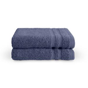 Byrklund badlaken bath basics donkerblauw 50x110 cm
