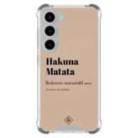 Samsung Galaxy S23 shockproof hoesje - Hakuna matata