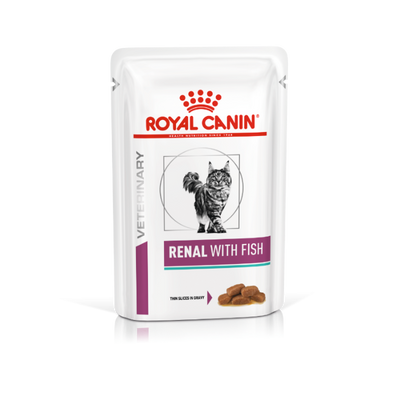 Royal Canin renal kattenvoer vis 12x85gr natvoer