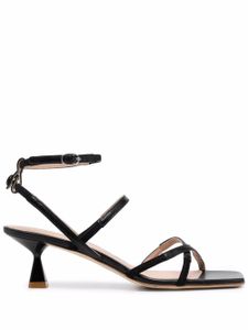 Scarosso sandales Sally en cuir - Noir