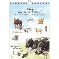 Lang Leve de Boerderij Verjaardagskalender A4 Lang Leve de Boerderij Verjaardagskalender A4