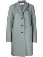 Harris Wharf London Jas van scheerwol - Groen - thumbnail